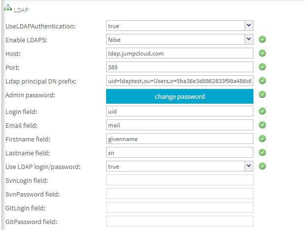 Configuring LDAP mode in Talend Administrator Center (TAC) and Studio